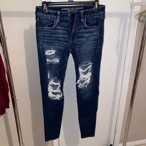 American Eagle Distressed Jeggings